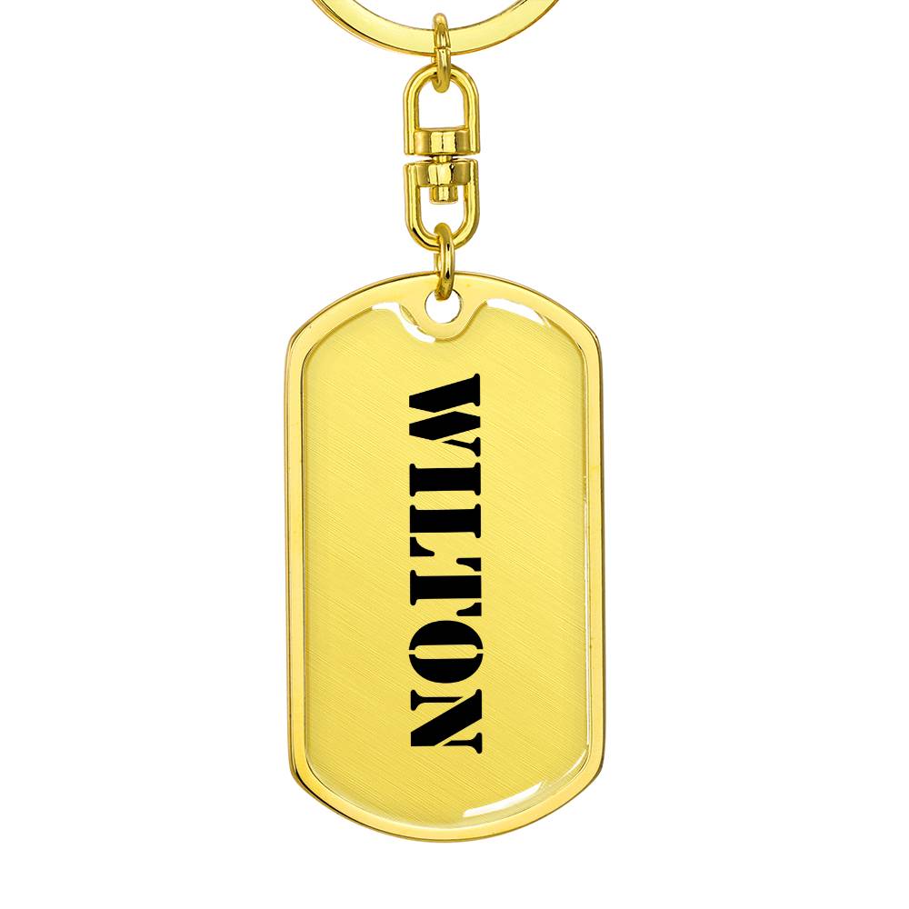 Wilton - Luxury Dog Tag Keychain