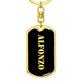 Alfonzo v2 - Luxury Dog Tag Keychain