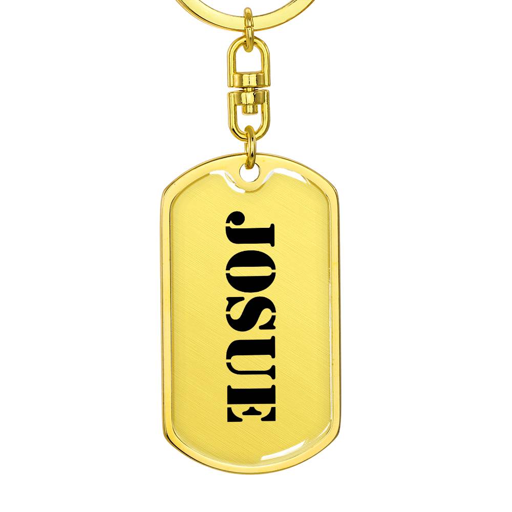 Josue - Luxury Dog Tag Keychain