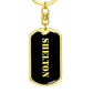 Shelton v2 - Luxury Dog Tag Keychain