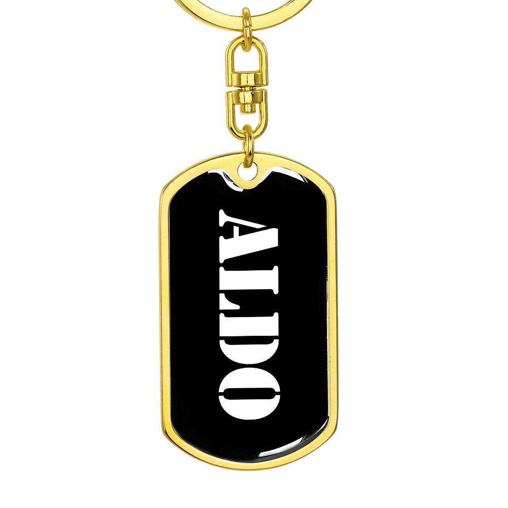 Aldo v3 - Luxury Dog Tag Keychain