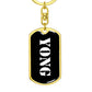 Yong v3 - Luxury Dog Tag Keychain