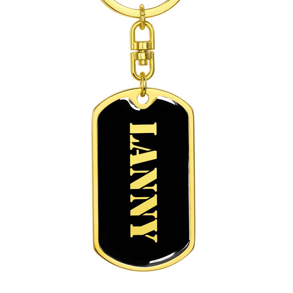 Lanny v2 - Luxury Dog Tag Keychain