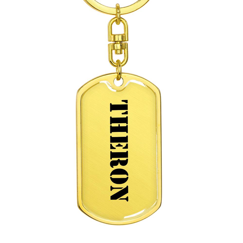 Theron - Luxury Dog Tag Keychain