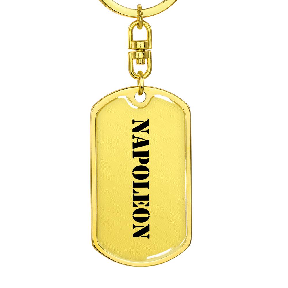 Napoleon - Luxury Dog Tag Keychain