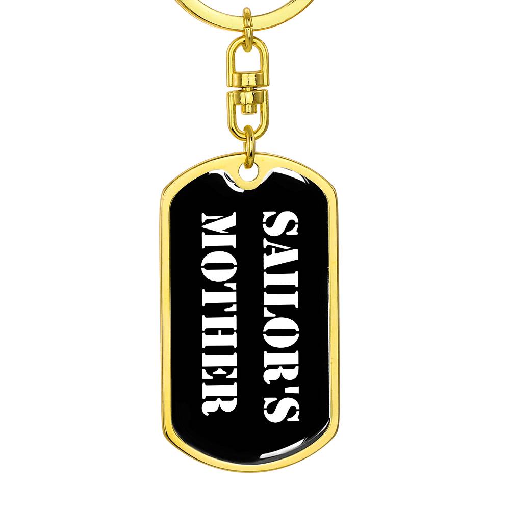 Sailor's Mother v3 - Luxury Dog Tag Keychain
