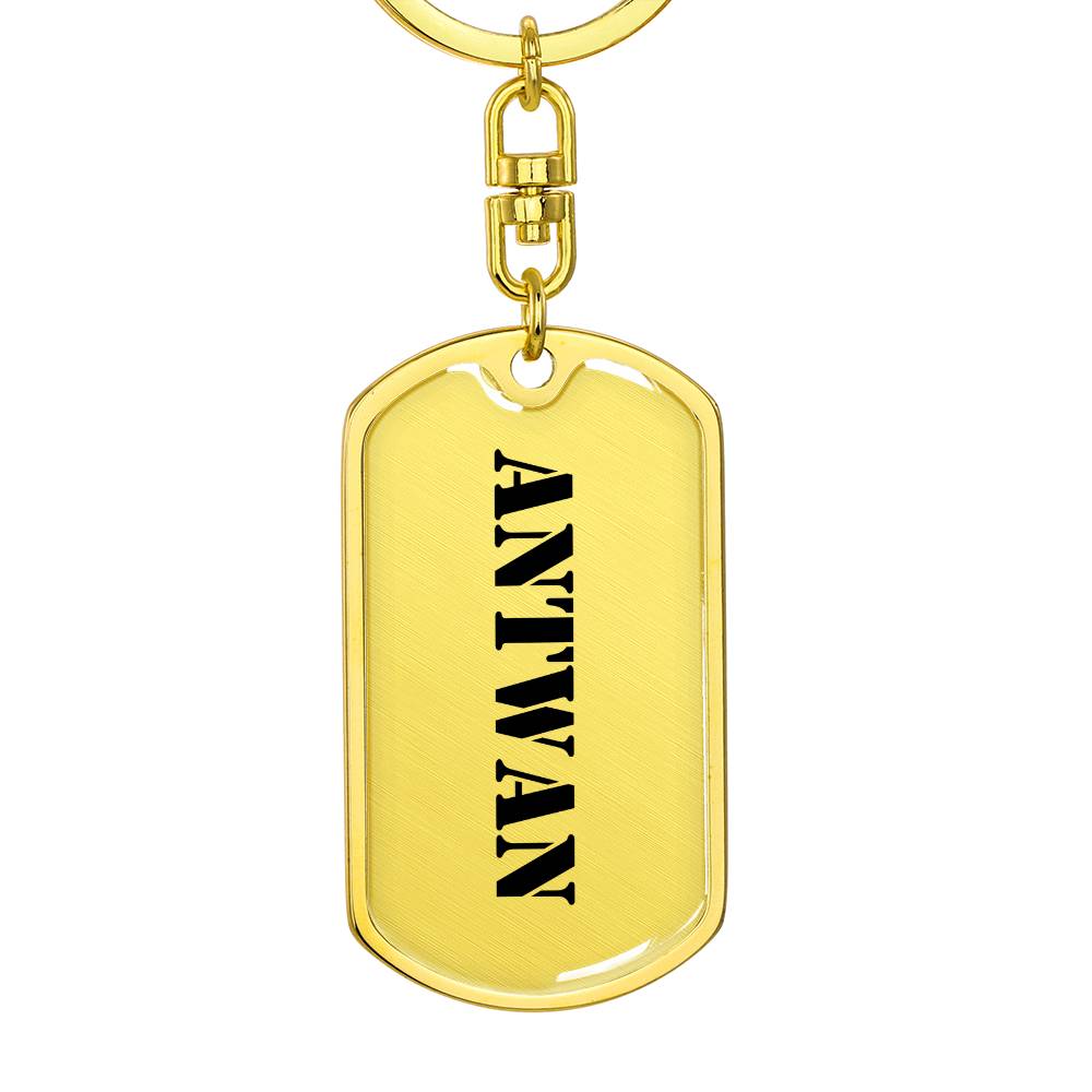 Antwan - Luxury Dog Tag Keychain