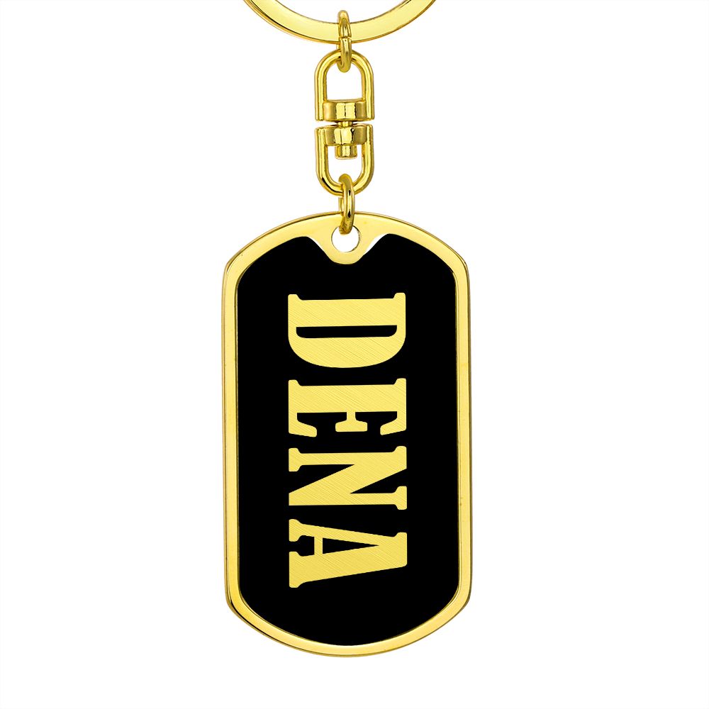 Dena v02 - Luxury Dog Tag Keychain