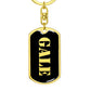 Gale v2 - Luxury Dog Tag Keychain