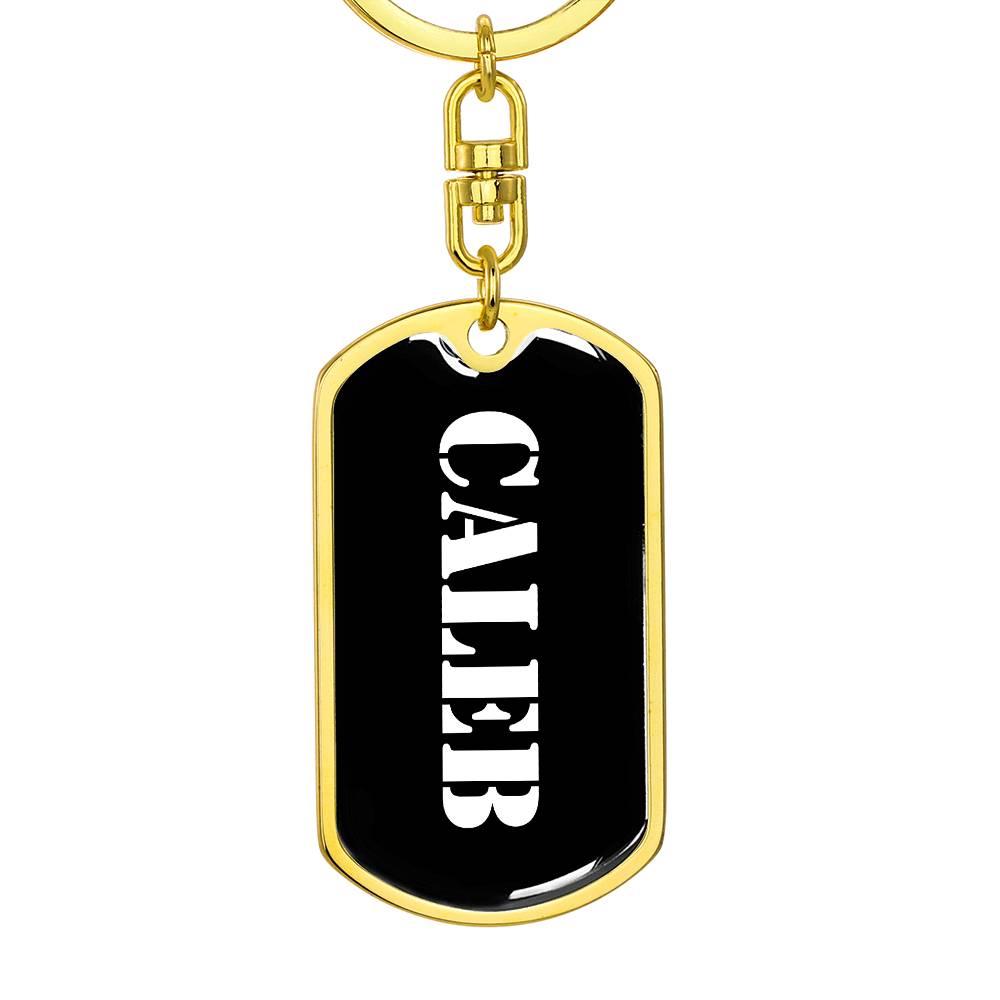 Caleb v2 - Luxury Dog Tag Keychain