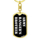 Army Ranger's Brother v3 - Luxury Dog Tag Keychain