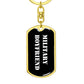 Military Boyfriend v3 - Luxury Dog Tag Keychain