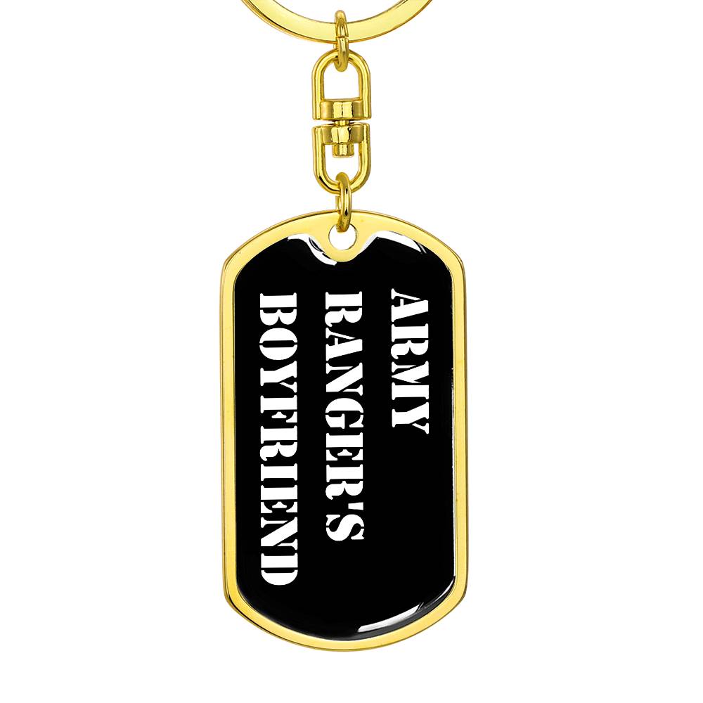 Army Ranger's Boyfriend v3 - Luxury Dog Tag Keychain