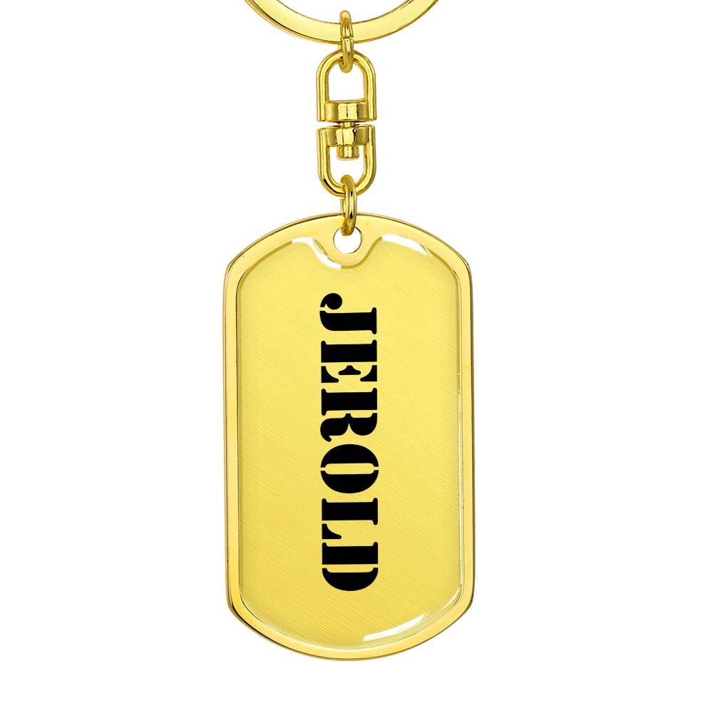 Jerold - Luxury Dog Tag Keychain
