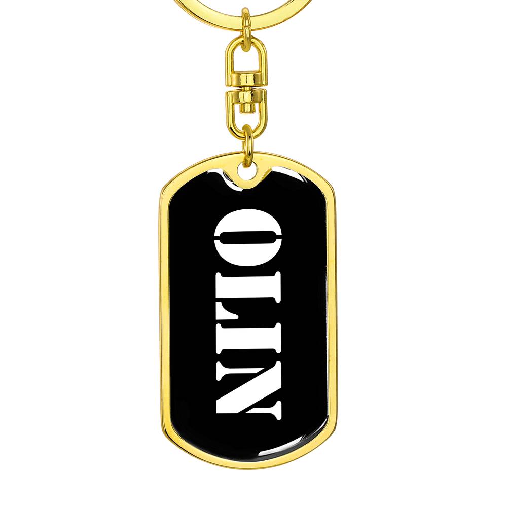 Olin v3 - Luxury Dog Tag Keychain