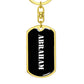 Abraham v2 - Luxury Dog Tag Keychain