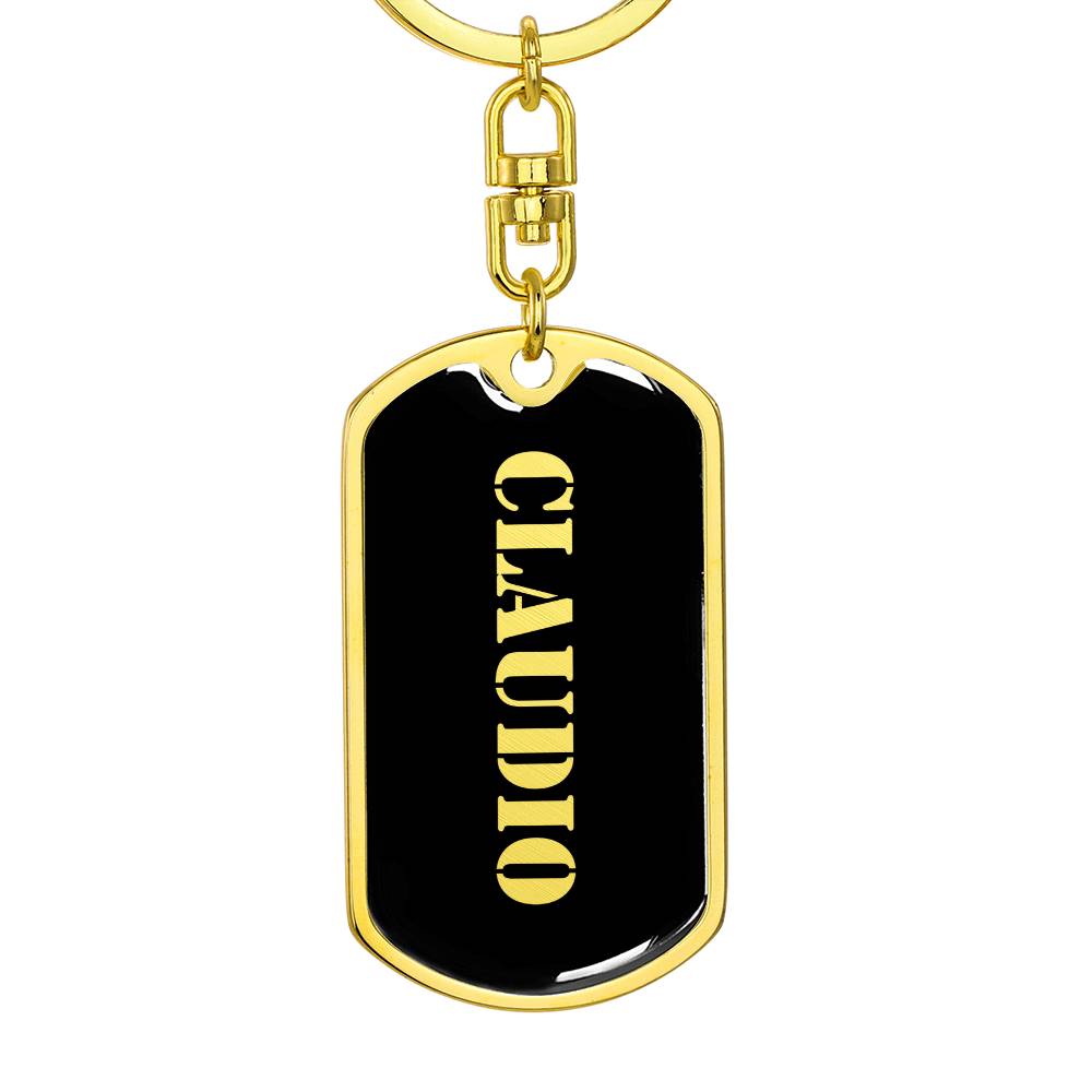 Claudio v2 - Luxury Dog Tag Keychain