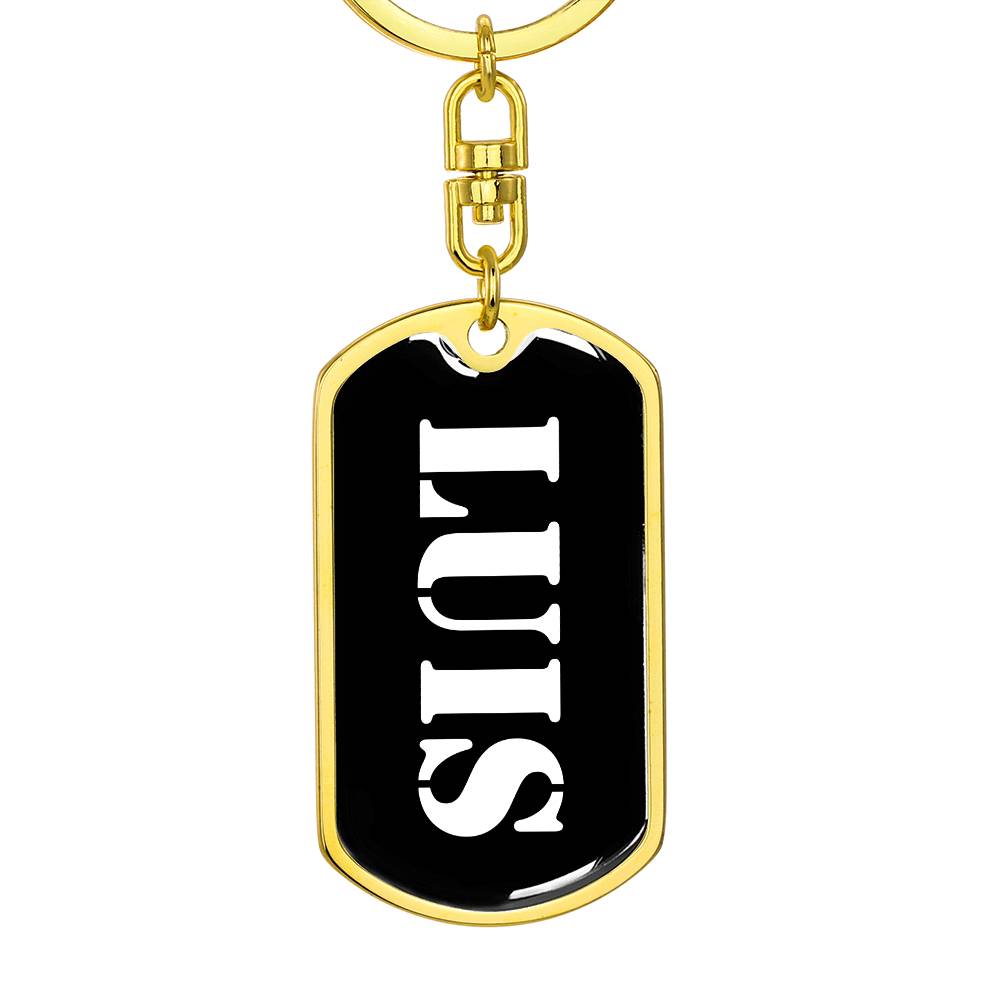 Luis v2 - Luxury Dog Tag Keychain