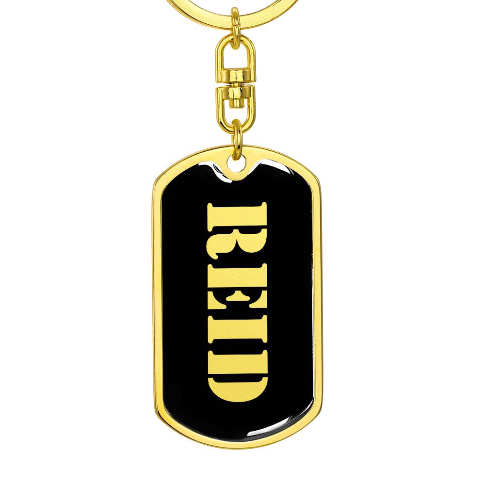 Reid v2 - Luxury Dog Tag Keychain