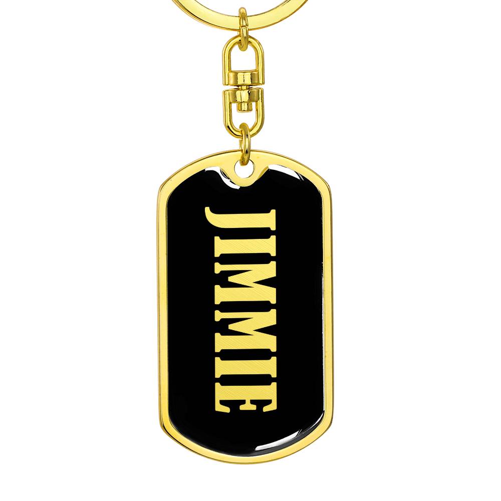 Jimmie v02 - Luxury Dog Tag Keychain