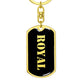 Royal v2 - Luxury Dog Tag Keychain