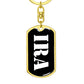 Ira v2 - Luxury Dog Tag Keychain