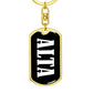 Alta v03 - Luxury Dog Tag Keychain