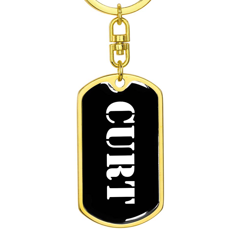 Curt v2 - Luxury Dog Tag Keychain
