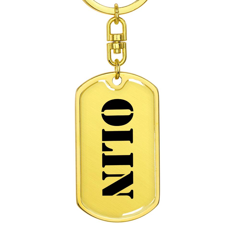 Olin - Luxury Dog Tag Keychain