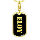 Eloy v2 - Luxury Dog Tag Keychain