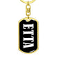 Etta v03 - Luxury Dog Tag Keychain