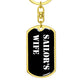 Sailor's Wife v3 - Luxury Dog Tag Keychain