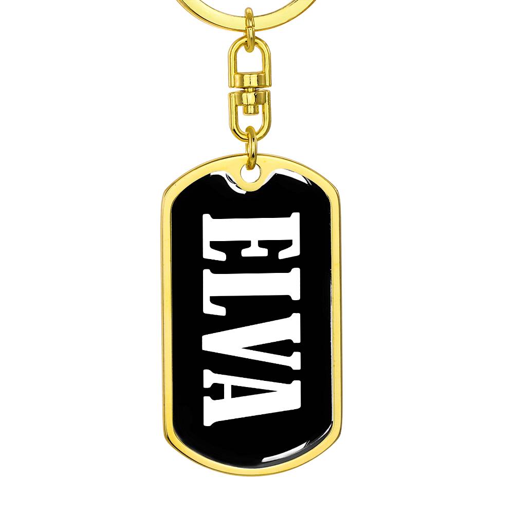 Elva v03 - Luxury Dog Tag Keychain