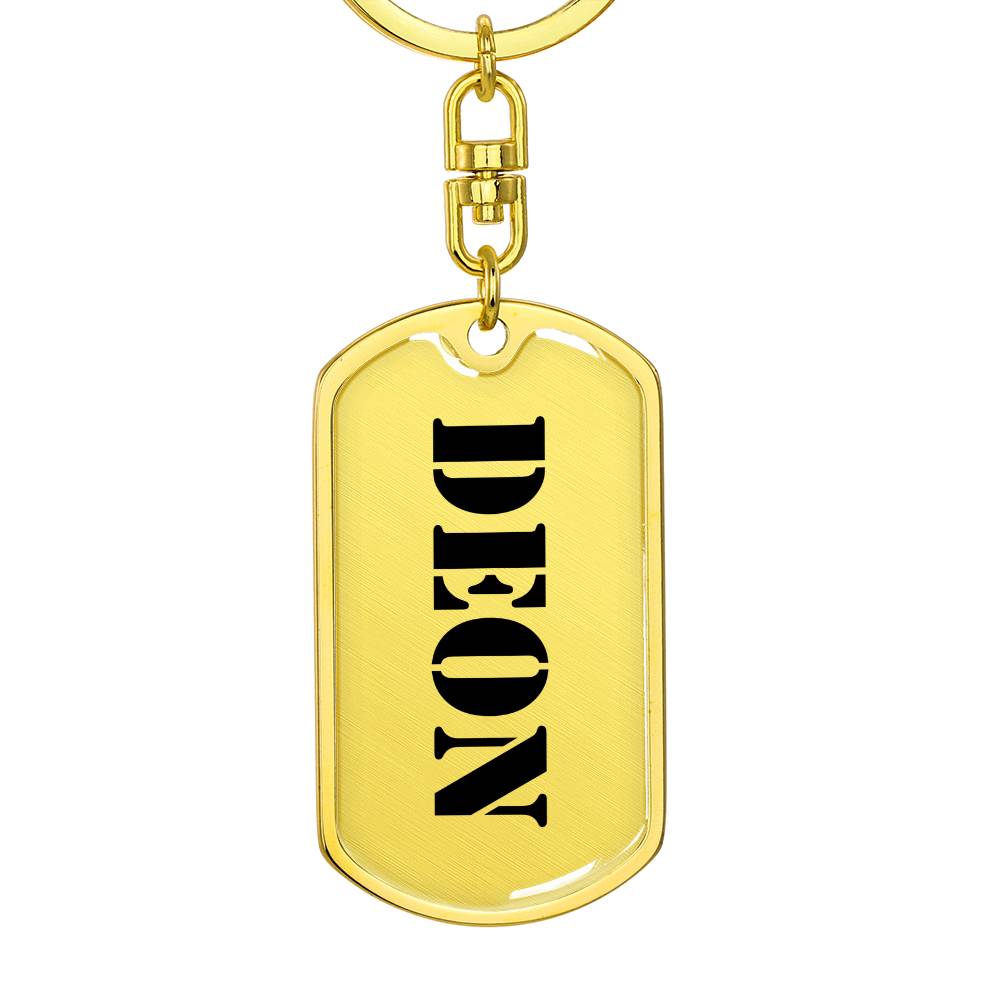 Deon - Luxury Dog Tag Keychain