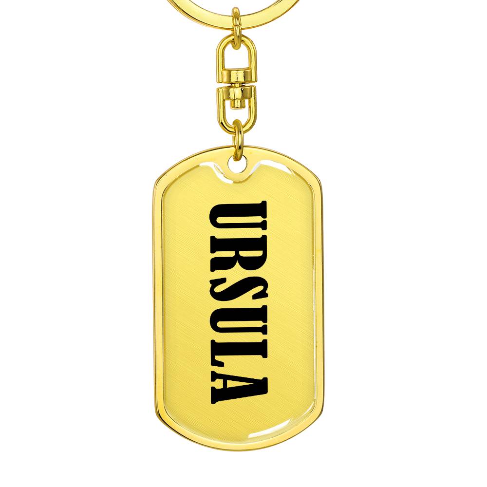Ursula v01 - Luxury Dog Tag Keychain