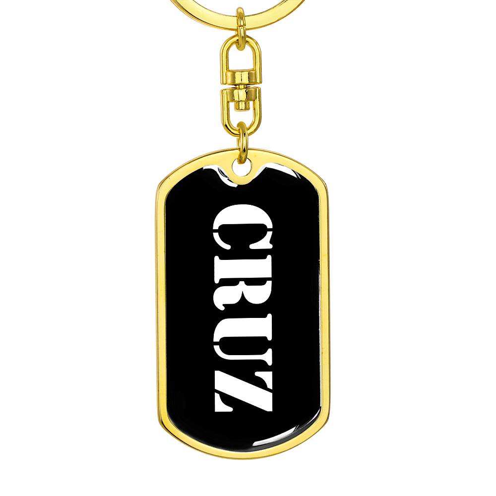 Cruz v3 - Luxury Dog Tag Keychain