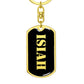 Isiah v2 - Luxury Dog Tag Keychain