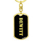Dewitt v2 - Luxury Dog Tag Keychain