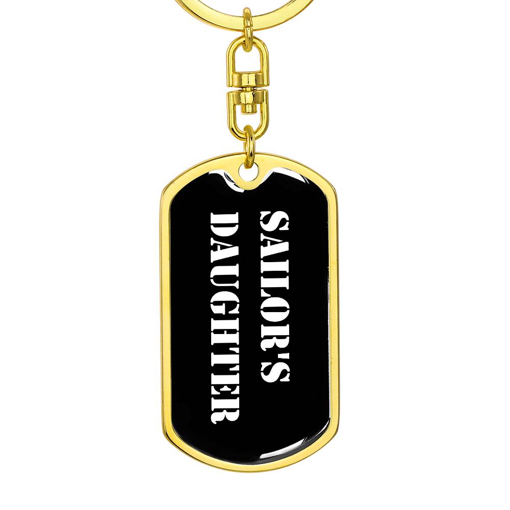 Sailor's Daughter v3 - Luxury Dog Tag Keychain