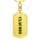 Claudio - Luxury Dog Tag Keychain