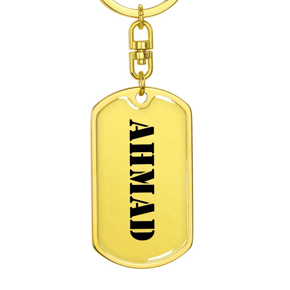 Ahmad - Luxury Dog Tag Keychain