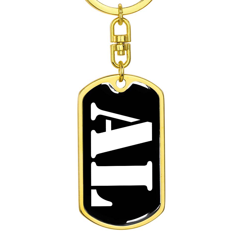 Al v2 - Luxury Dog Tag Keychain