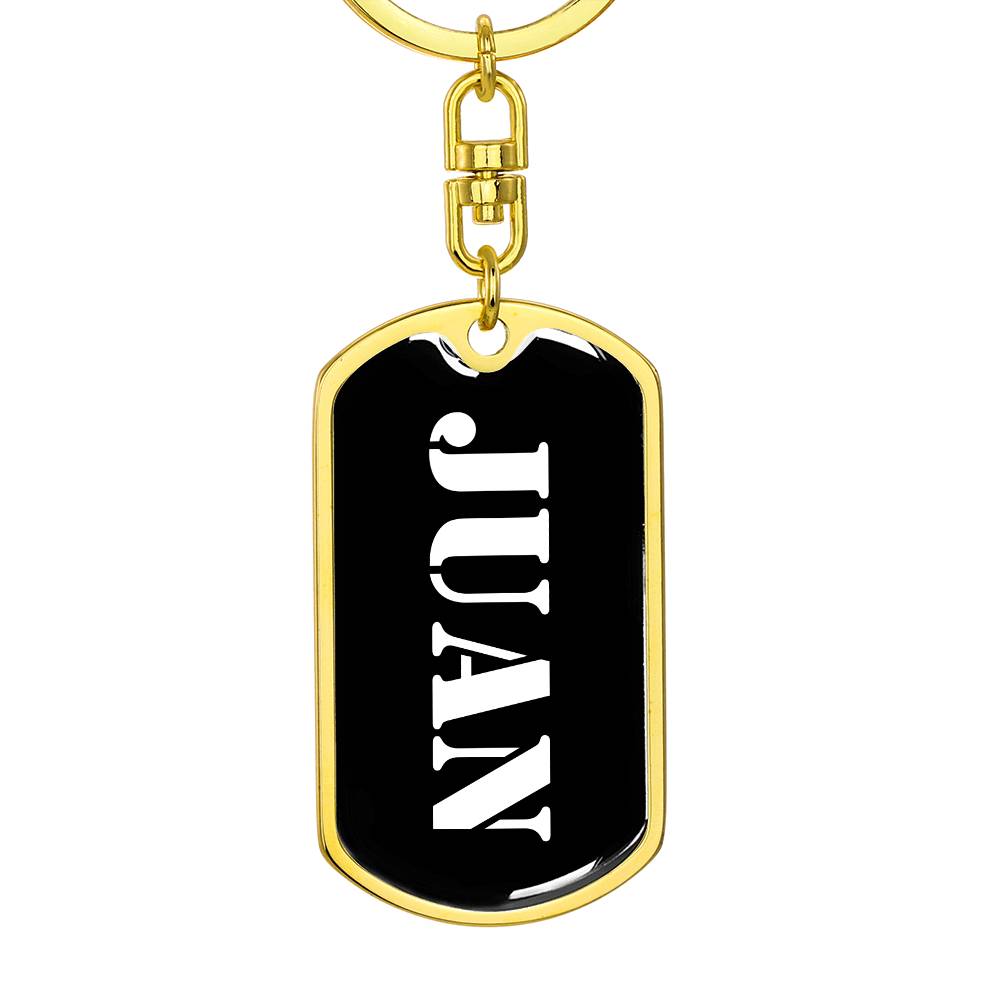 Juan v2 - Luxury Dog Tag Keychain