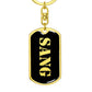 Sang v2 - Luxury Dog Tag Keychain