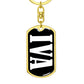 Iva v03 - Luxury Dog Tag Keychain