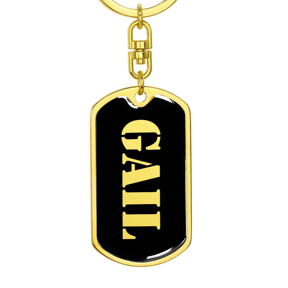 Gail v2 - Luxury Dog Tag Keychain