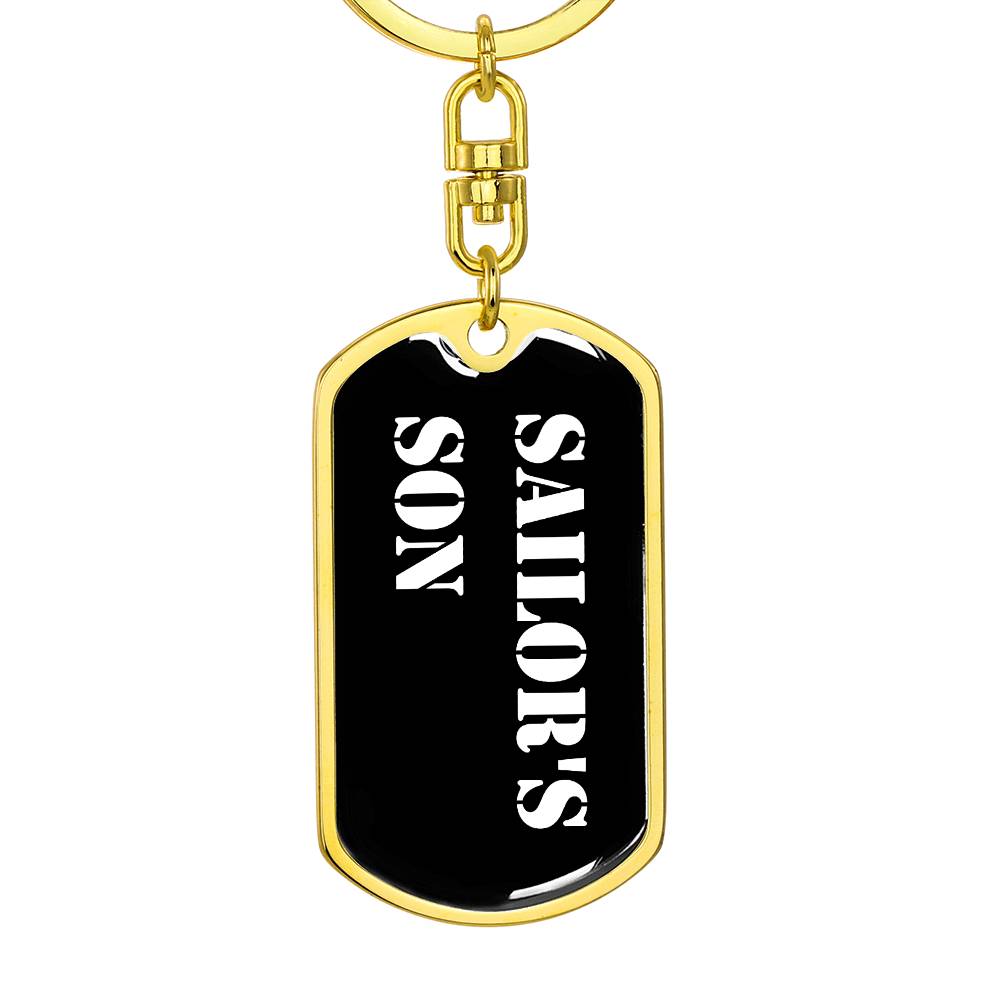 Sailor's Son v3 - Luxury Dog Tag Keychain