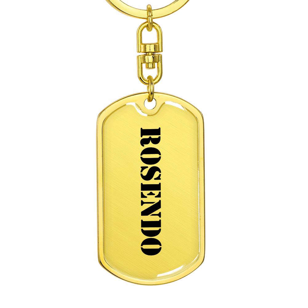 Rosendo - Luxury Dog Tag Keychain