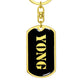 Yong v2 - Luxury Dog Tag Keychain