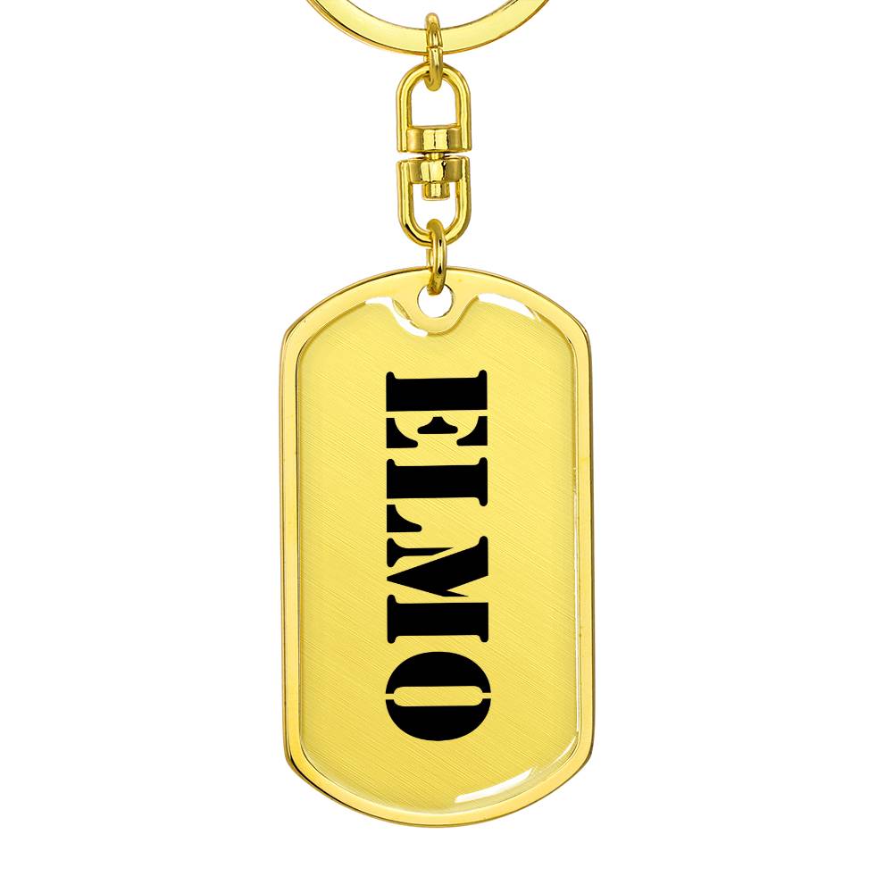Elmo - Luxury Dog Tag Keychain